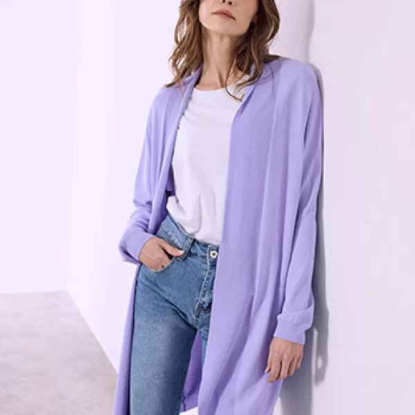 Ζακέτα μακριά με τσέπες SQ7616.5330+9