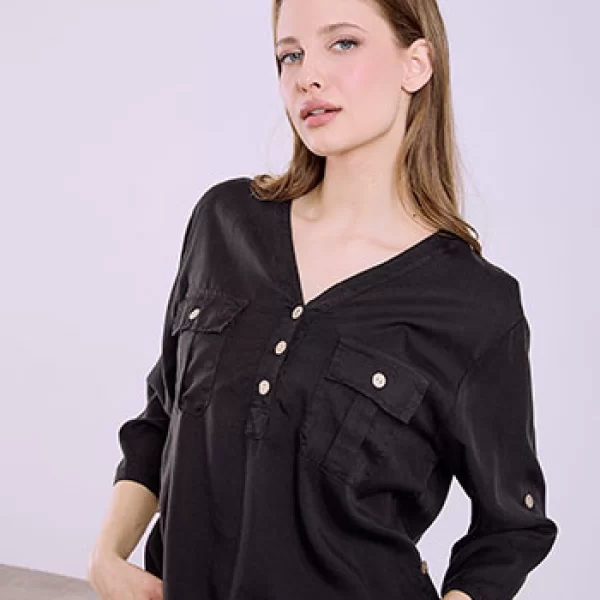 Celestino Μπλούζα με τσέπες SQ7866.4297+2