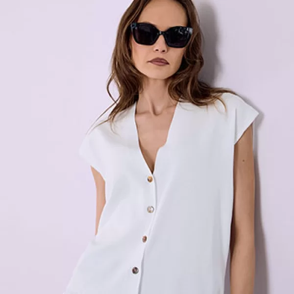 Γιλέκο μονόχρωμο SQ7583.5009+1