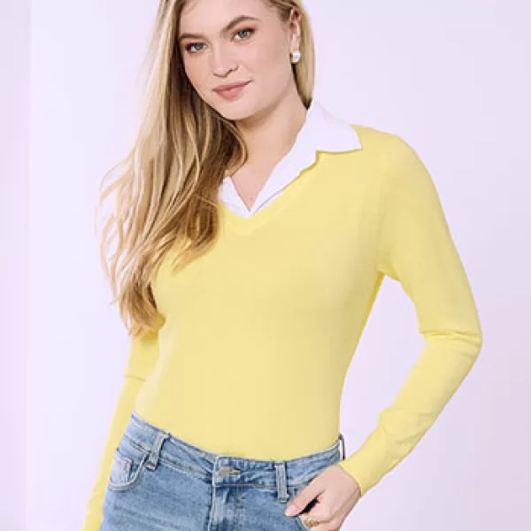 Πουλόβερ με γιακά SQ1738.4920+5