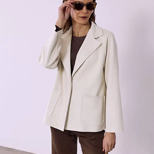 Σακάκι με σουέντ όψη SQ7743.5735+2