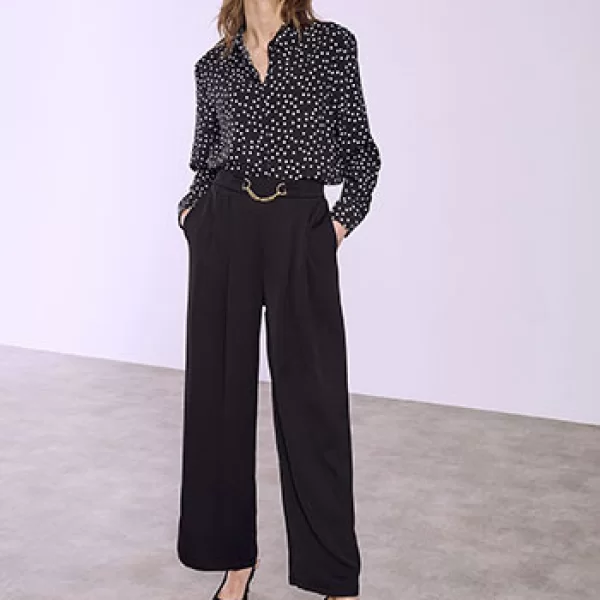 Παντελόνα με διακοσμητική αλυσίδα SQ9844.1233+1