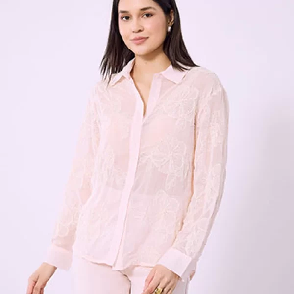 Πουκάμισο με κεντητά σχέδια SQ9844.3002+3