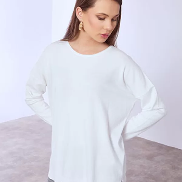 Πουλόβερ με γυριστή λαιμόκοψη SQ1042.4322+4