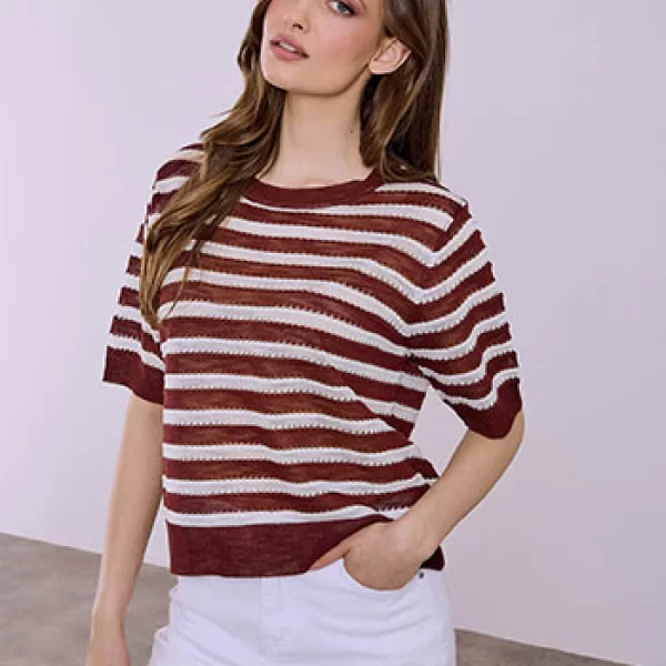 Μπλούζα με διάτρητες λεπτομέρειες SQ7583.4260+3