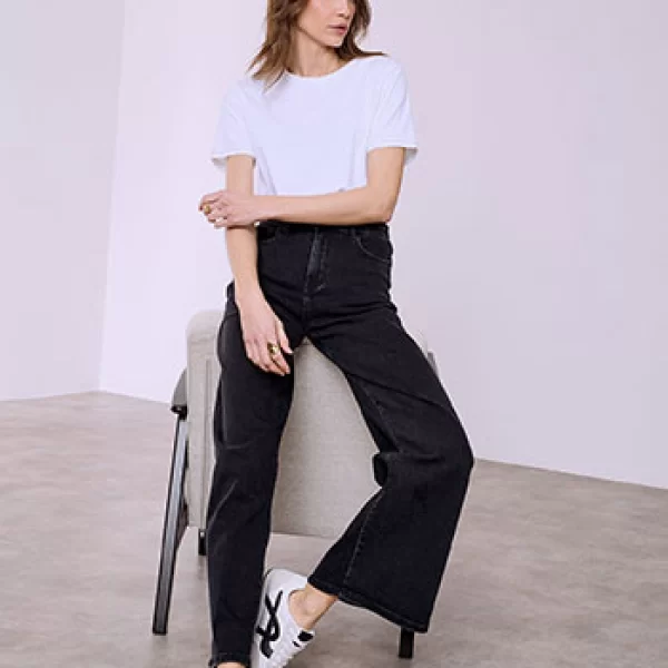 Τζιν wide leg ψηλόμεσο SQ1628.1071+1