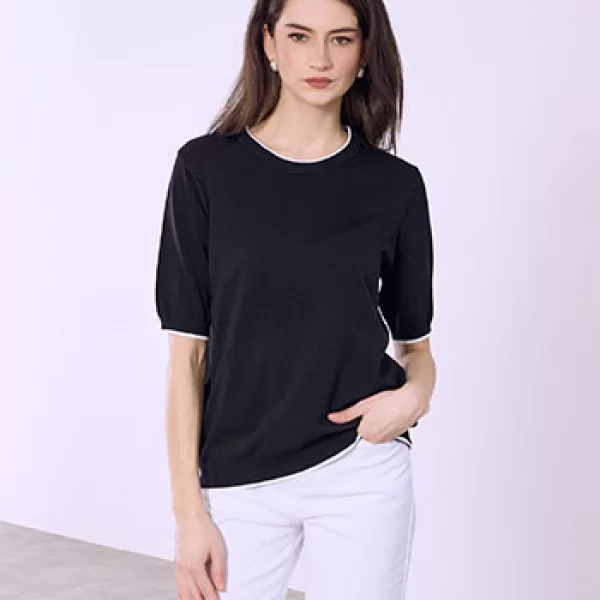 Μπλούζα με ριπ λεπτομέρειες SQ7572.4817+1