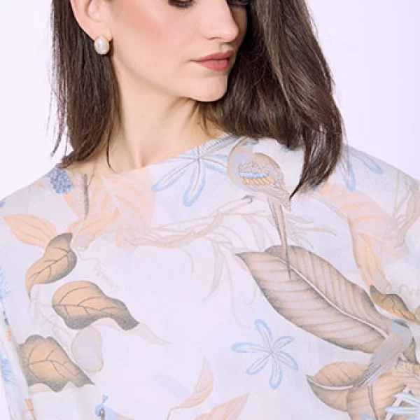 Μπλούζα φλοράλ oversized SQ7568.4020+2