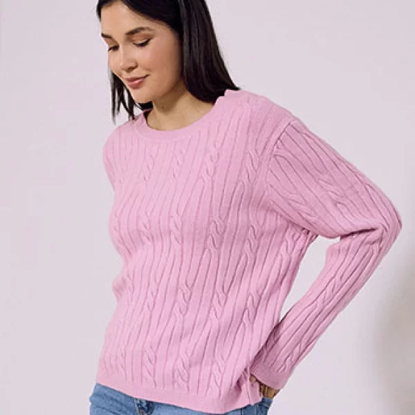 Πουλόβερ με ανάγλυφες λεπτομέρειες SQ7568.4072+5