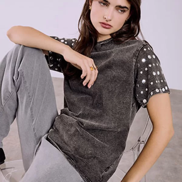 Μπλούζα με τρουκς στα μανίκια SQ7590.4756+2