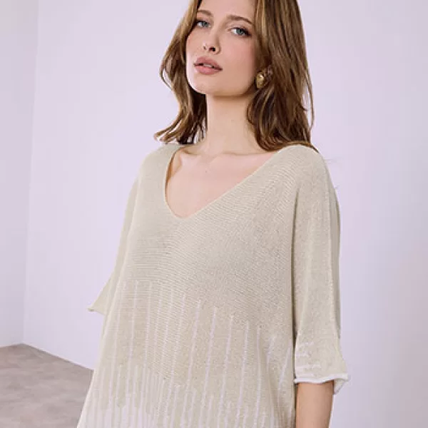 Μπλούζα πλεκτή oversized SQ7587.4128+3