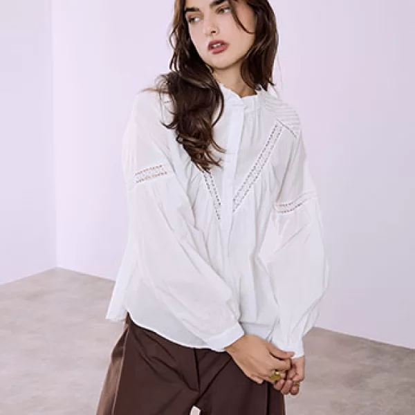 Πουκάμισο με κροσέ λεπτομέρειες SQ1376.3170+1