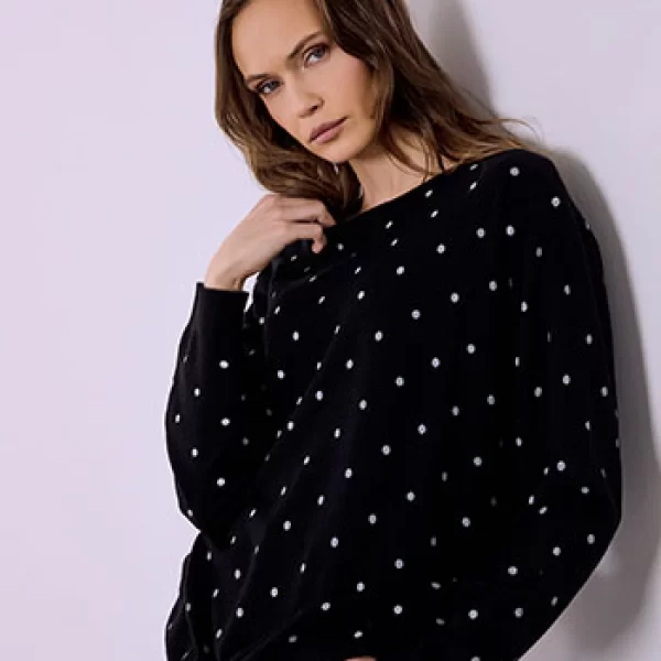 Πουλόβερ πουά SQ7568.4065+1