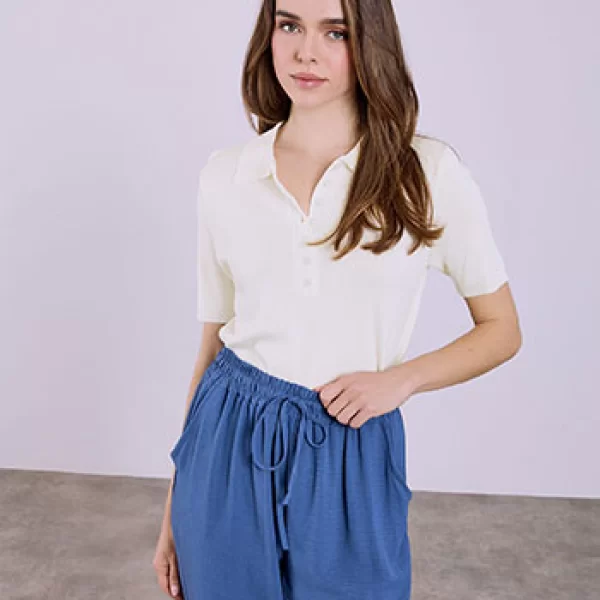 Τοπ με κλασικό γιακά SQ7693.4621+4