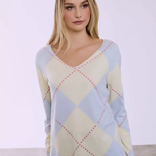 Μπλούζα με ρόμβους SQ7834.4617+6