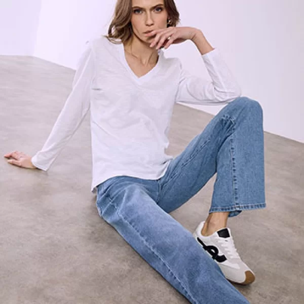 Celestino Μπλούζα μακρυμάνικη βαμβακερή SQ9489.4278+3