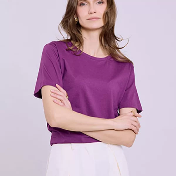 Τ-shirt μονόχρωμο SQ7616.4212+10
