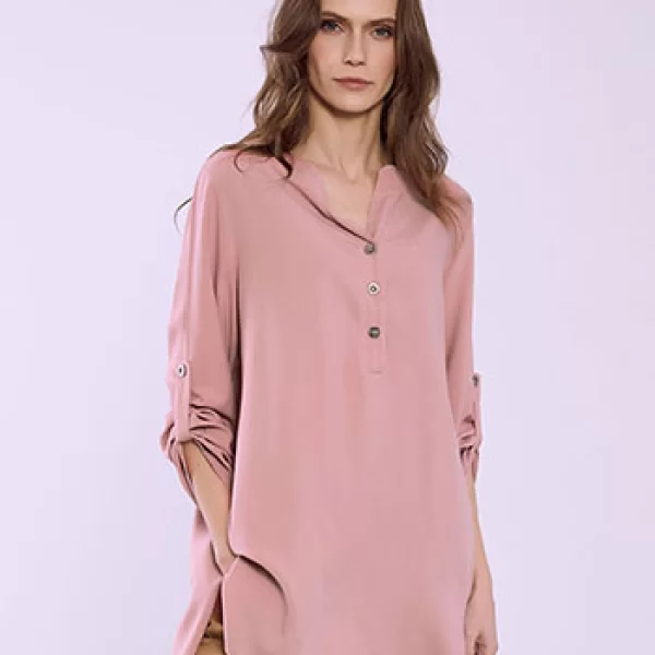 Μπλούζα oversized με κουμπιά SQ1518.4030+7