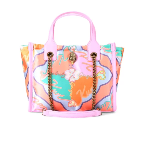 KURT GEIGER TΣΑΝΤΑ ΩΜΟΥ HOXTON SM SHOPPER ΣΧΕΔΙΑ LOGO ΠΟΛΥΧΡΩΜΟ