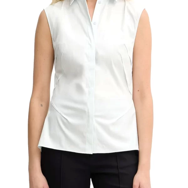 BOSS ΠΟΥΚΑΜΙΣΟ ΑΜΑΝΙΚΟ BURBELLA ΚΡΥΦΑ ΚΟΥΜΠΙΑ ΑΝΟΙΧΤΟ ΣΙΕΛ