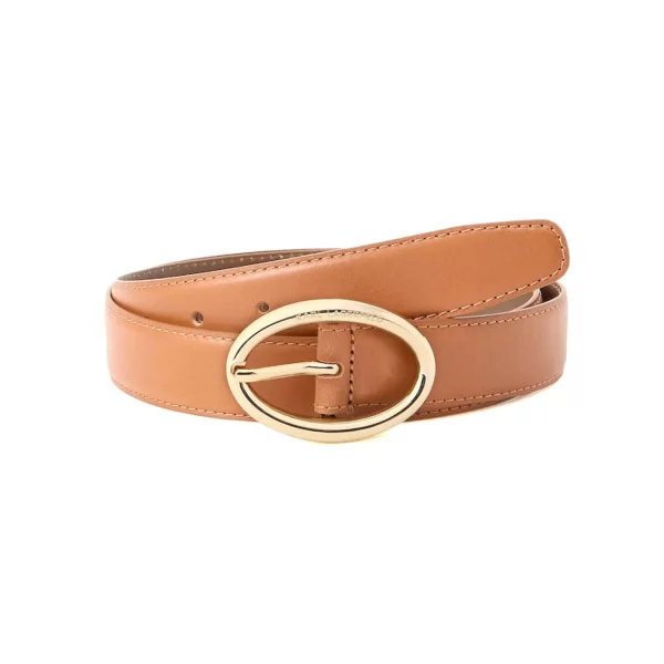 KARL LAGERFELD ΖΩΝΗ ΔΕΡΜΑ K/ESSENTIAL H3 LOGO ΤΑΜΠΑ