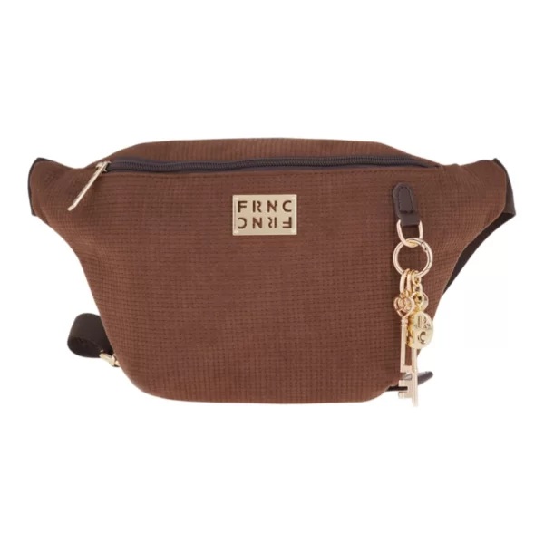 FRNC FRANCESCO Τσάντα Γυναικεία Μέσης 5571 COF Καφέ