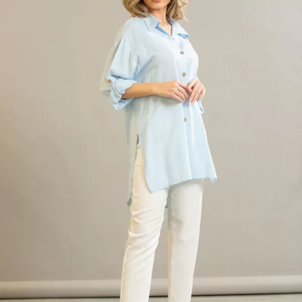 ΠΟΥΚΑΜΙΣΑ ΜΕ ΑΝΟΙΓΜΑΤΑ ΚΑΙ ΓΥΡΙΣΤΟ ΜΑΝΙΚΙ Σιέλ