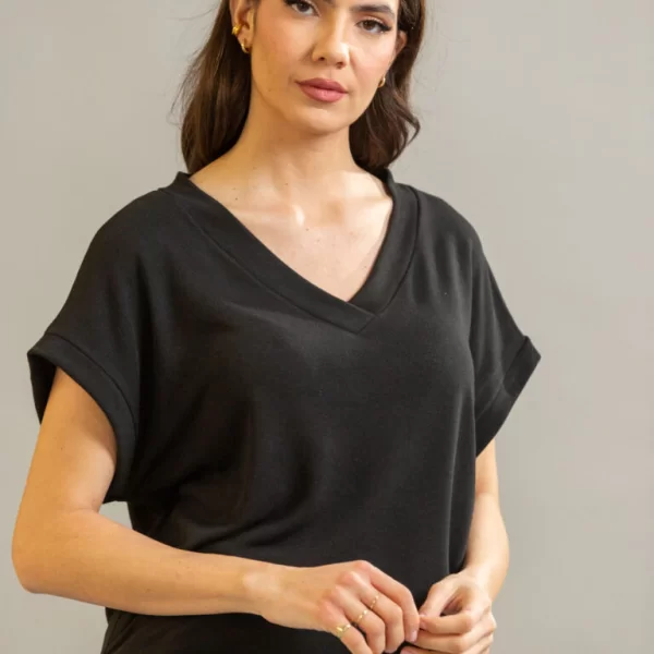 ΜΠΛΟΥΖΑ ΜΕ ΒΕ ΚΑΙ ΜΠΑΣΚΑ Κίτρινο