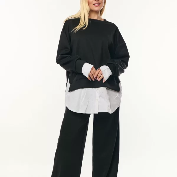 ΣΕΤ ΜΠΛΟΥΖΑ & ΠΑΝΤΕΛΟΝΑ Μαύρο