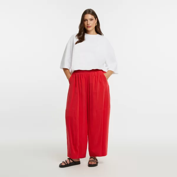 Αέρινο balloon παντελόνι από modal