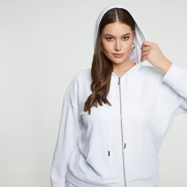 MAT FASHION Ζακέτα φούτερ με κουκούλα και φερμουάρ