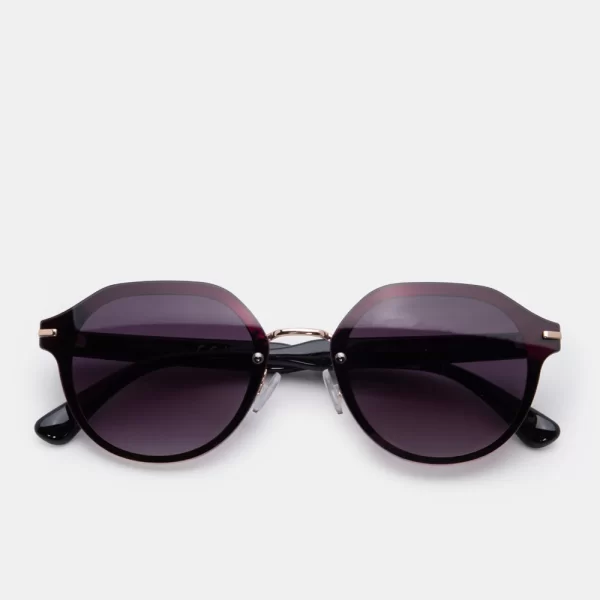 Γυαλία Ηλίου Round - Μαύρο