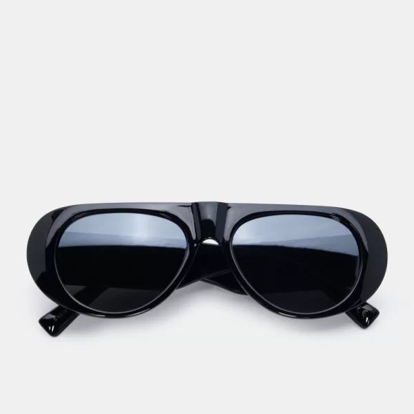 Γυαλιά Ηλιού Οβάλ - Μαύρο