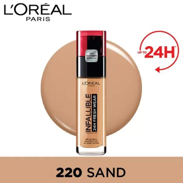 L'Oreal Paris & More - L'Oreal Paris Infaillible 24hr Freshwear Liquid Foundation 220