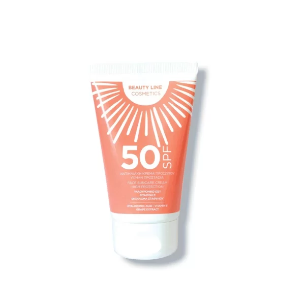 ΑΝΤΗΛΙΑΚΗ ΚΡΕΜΑ ΠΡΟΣΩΠΟΥ SPF 50 50ML