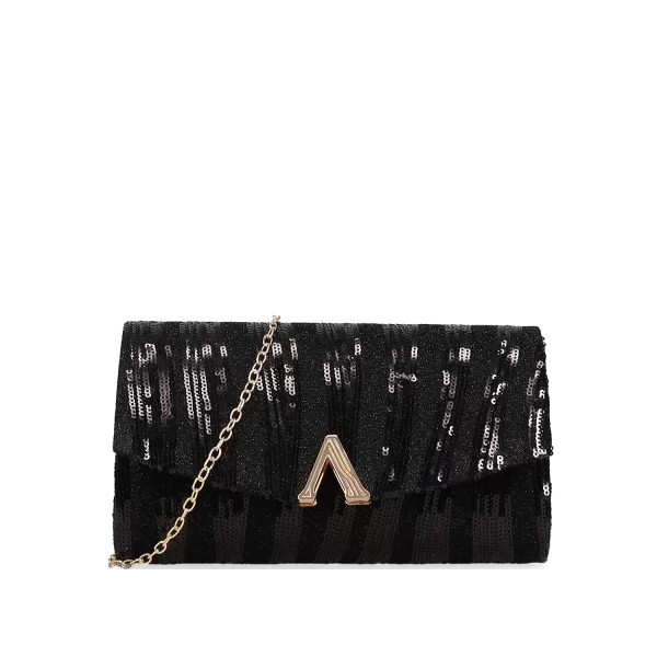 VENCI Μαύρο τσαντάκι φάκελος