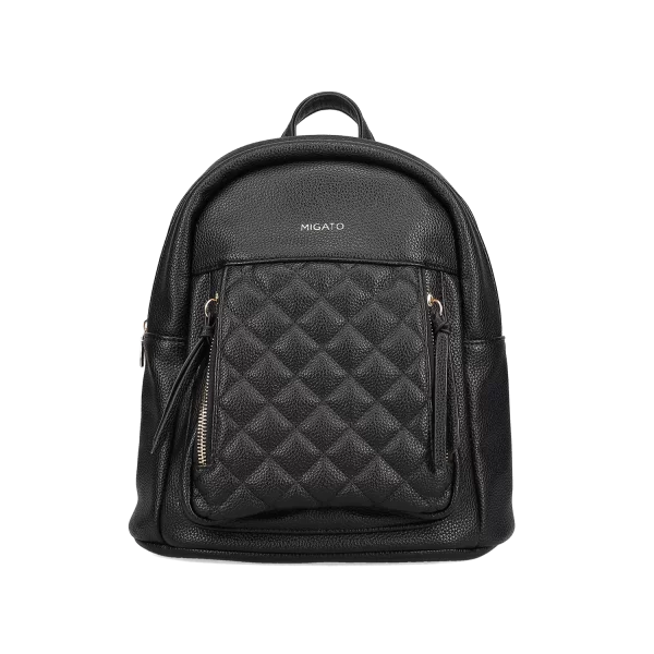 Μαύρο καπιτονέ backpack