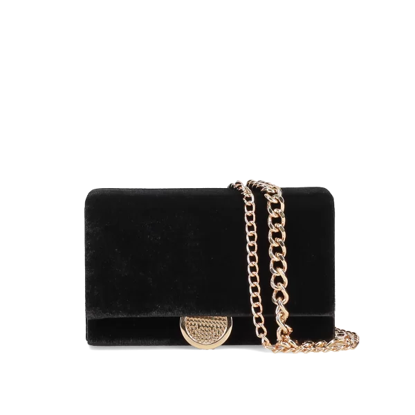 Migato Μαύρο βελούδινο τσαντάκι