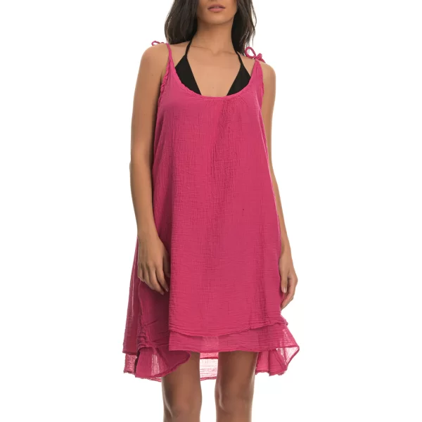 Φούξια φόρεμα παραλίας