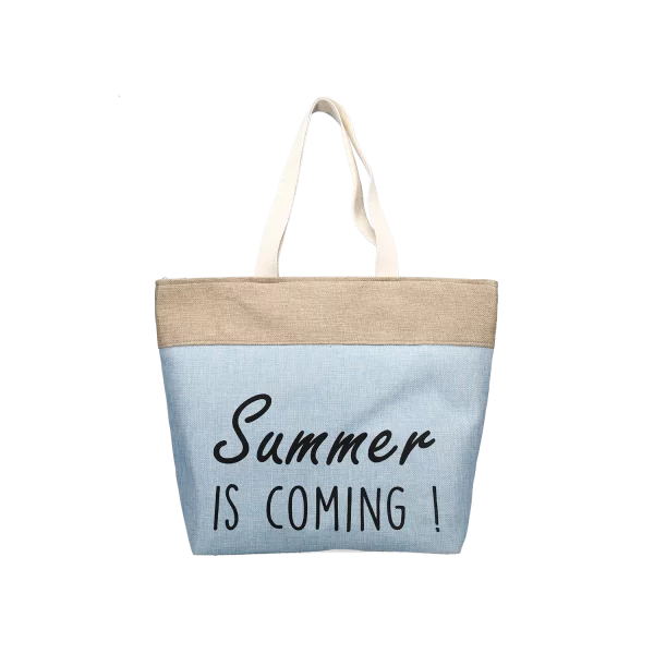 Γαλάζια τσάντα θαλάσσης