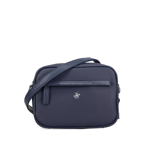 Μπλε τσάντα χιαστί