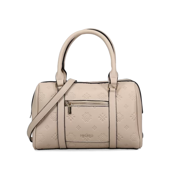 Μπεζ τσάντα χειρός