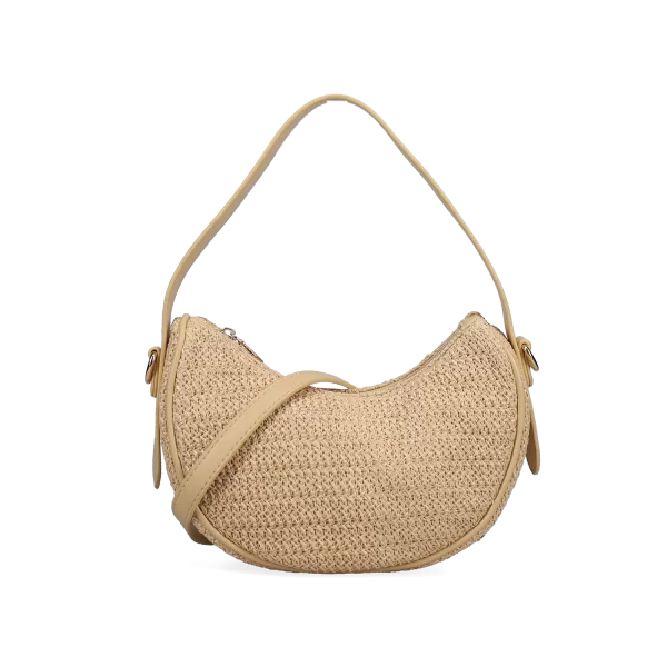 Μπεζ τσάντα ώμου