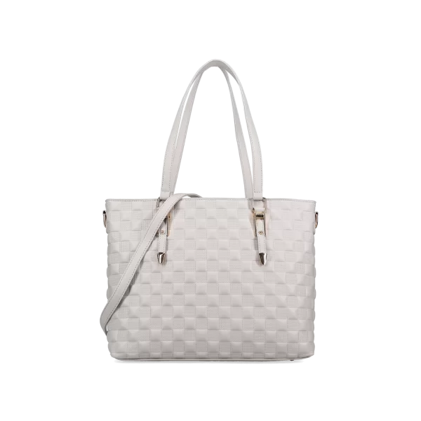 Γκρι τσάντα ώμου