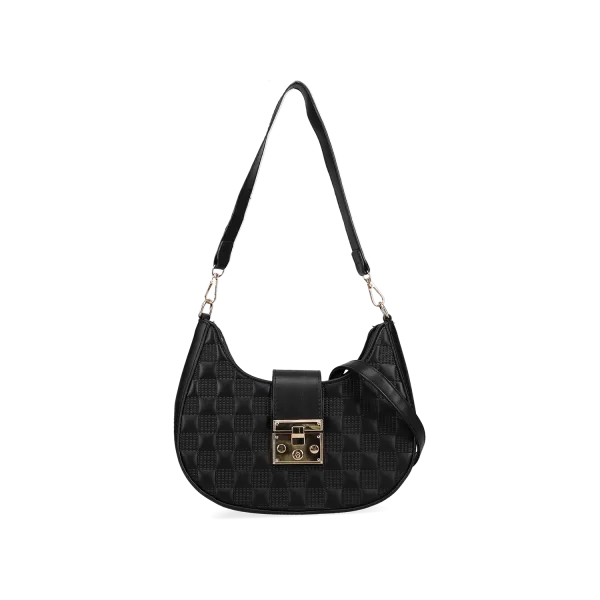 Migato Μαύρη τσάντα ώμου