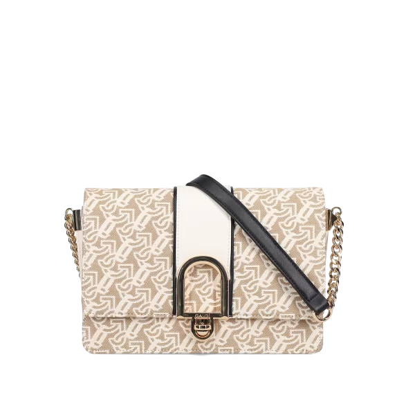 Μπεζ τσάντα ώμου