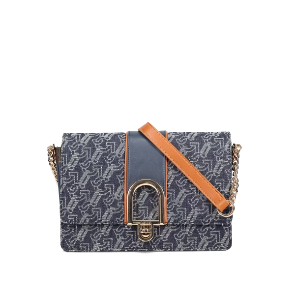 Μπλε τσάντα ώμου