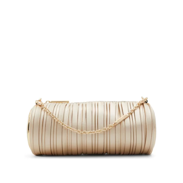 Χρυσή κυλινδρική τσάντα ADARA
