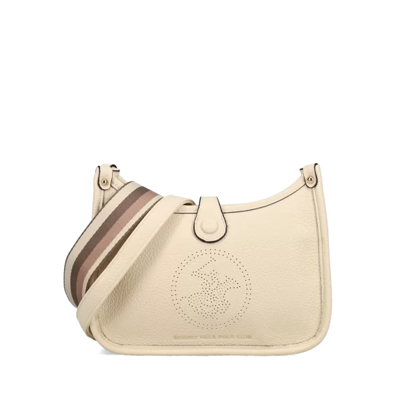 Μπεζ χιαστί τσάντα