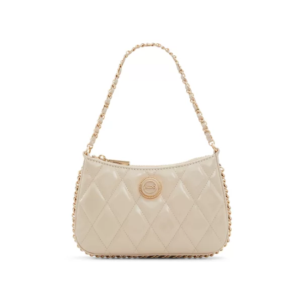 Μπεζ ταάντα ώμου KHLOEY